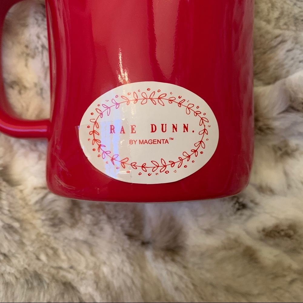 NWT MERRY Rae Dunn Red Mug - Picture 4 of 4